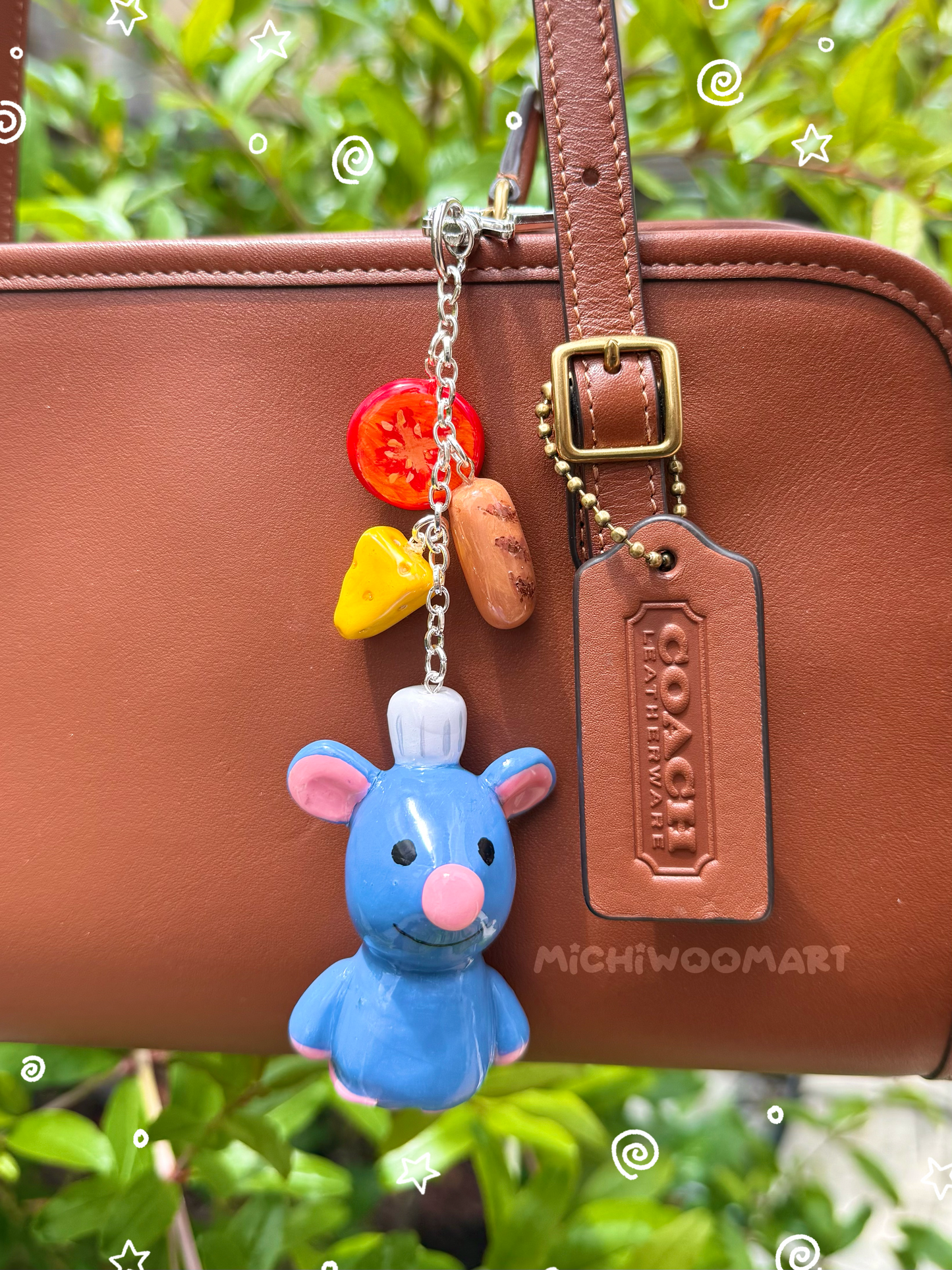 Foodie Chef Rat Bag Charm/Keychain (Hand-made)