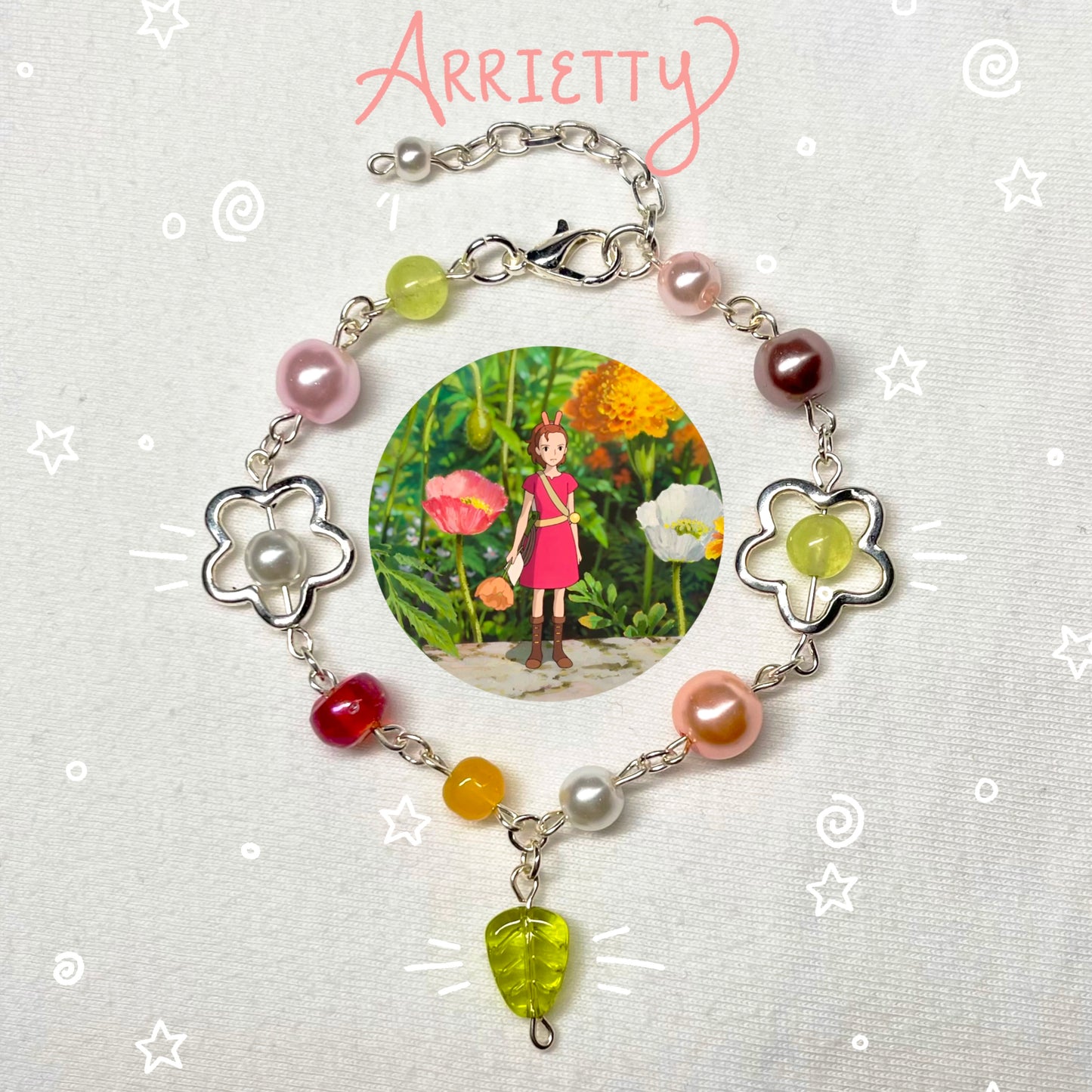 Arrietty Inspired Bracelet / cottagecore bracelet (Hand-Made)