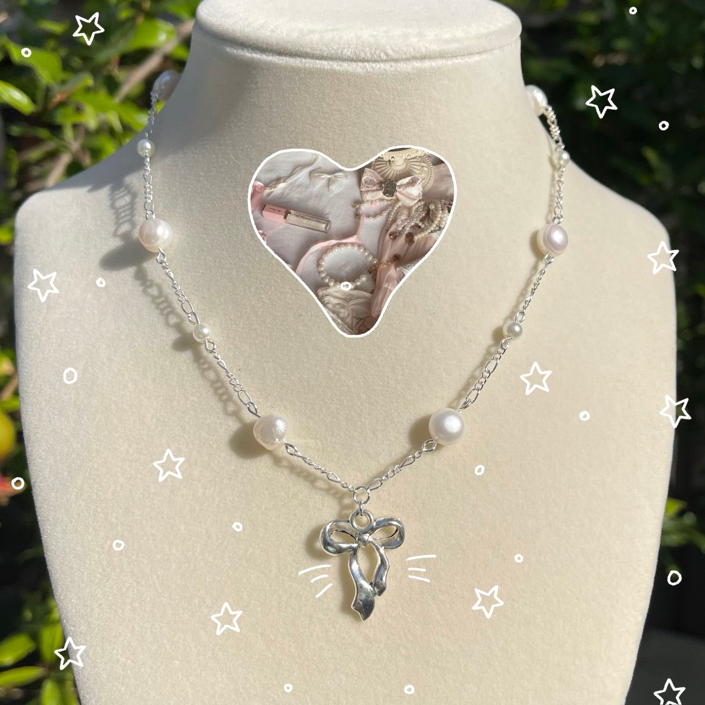 Dainty Coquette/Fairycore Necklaces (Hand-made)