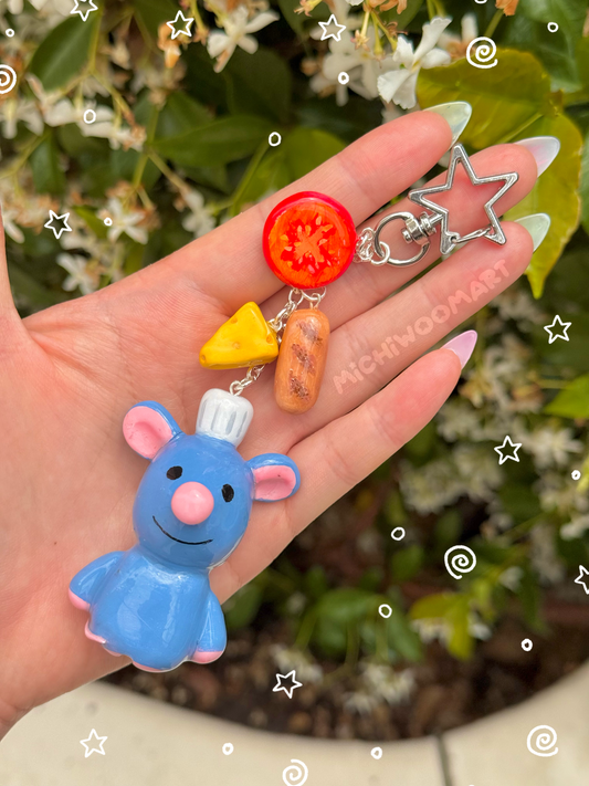 Foodie Chef Rat Bag Charm/Keychain (Hand-made)