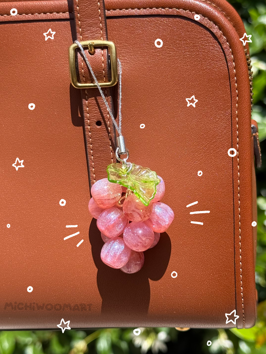 Grape Fruit Keychain/Phone Charm (Hand-made)